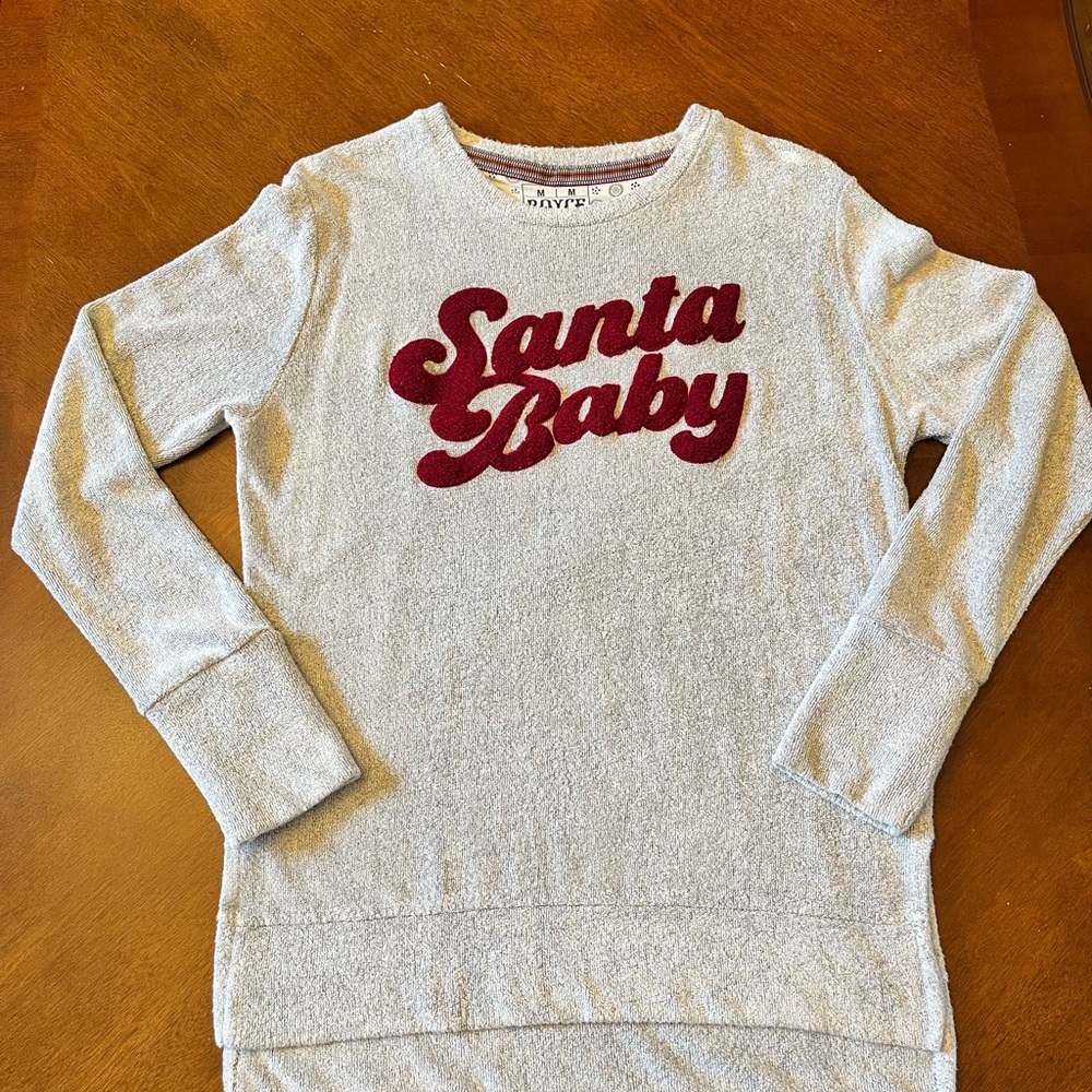 Royce Brand Santa Baby Graphic Pullover Holiday Crewneck